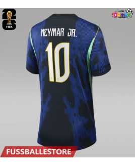 Günstige Brasilien Neymar Jr #10 Auswärtstrikot Damen WM 2026 Kurzarm